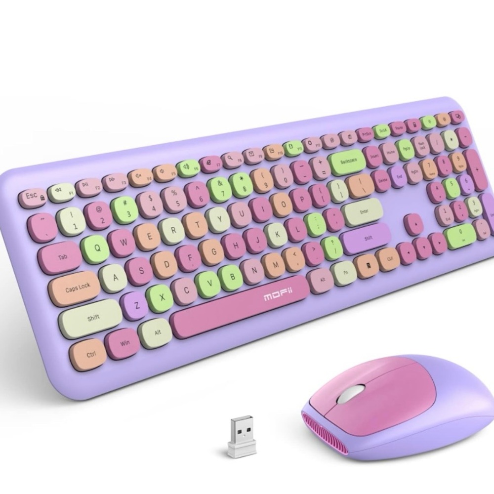 Multi color keyboard and mouse (USB)
